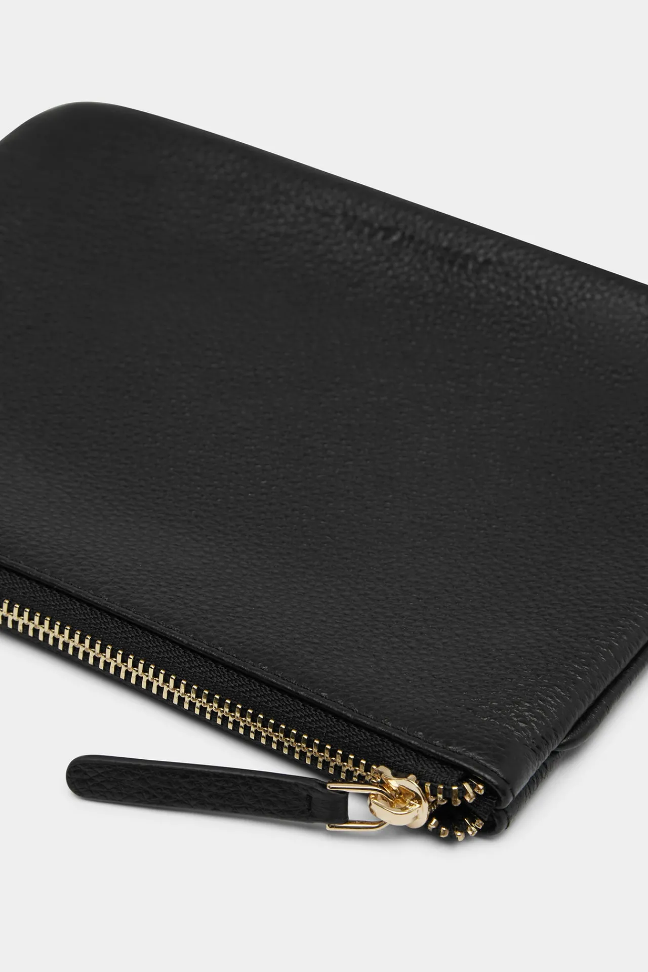 Leather Zip Pouch^Assembly Label Best