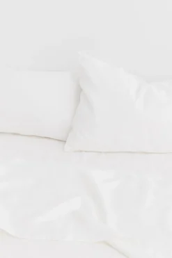 Linen Fitted Sheet^Assembly Label Hot