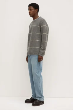 Luca Merino Stripe Knit^Assembly Label New
