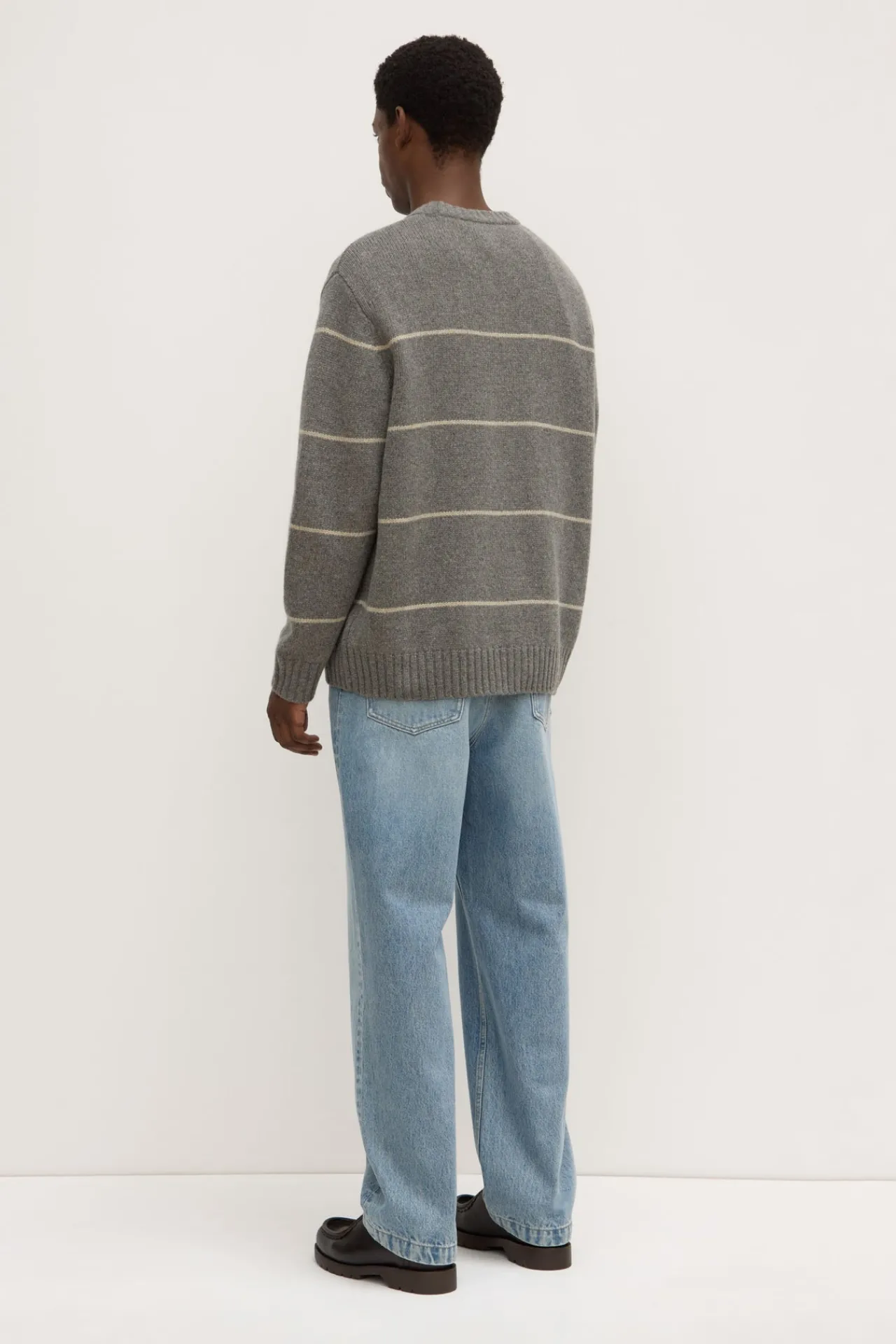 Luca Merino Stripe Knit^Assembly Label New