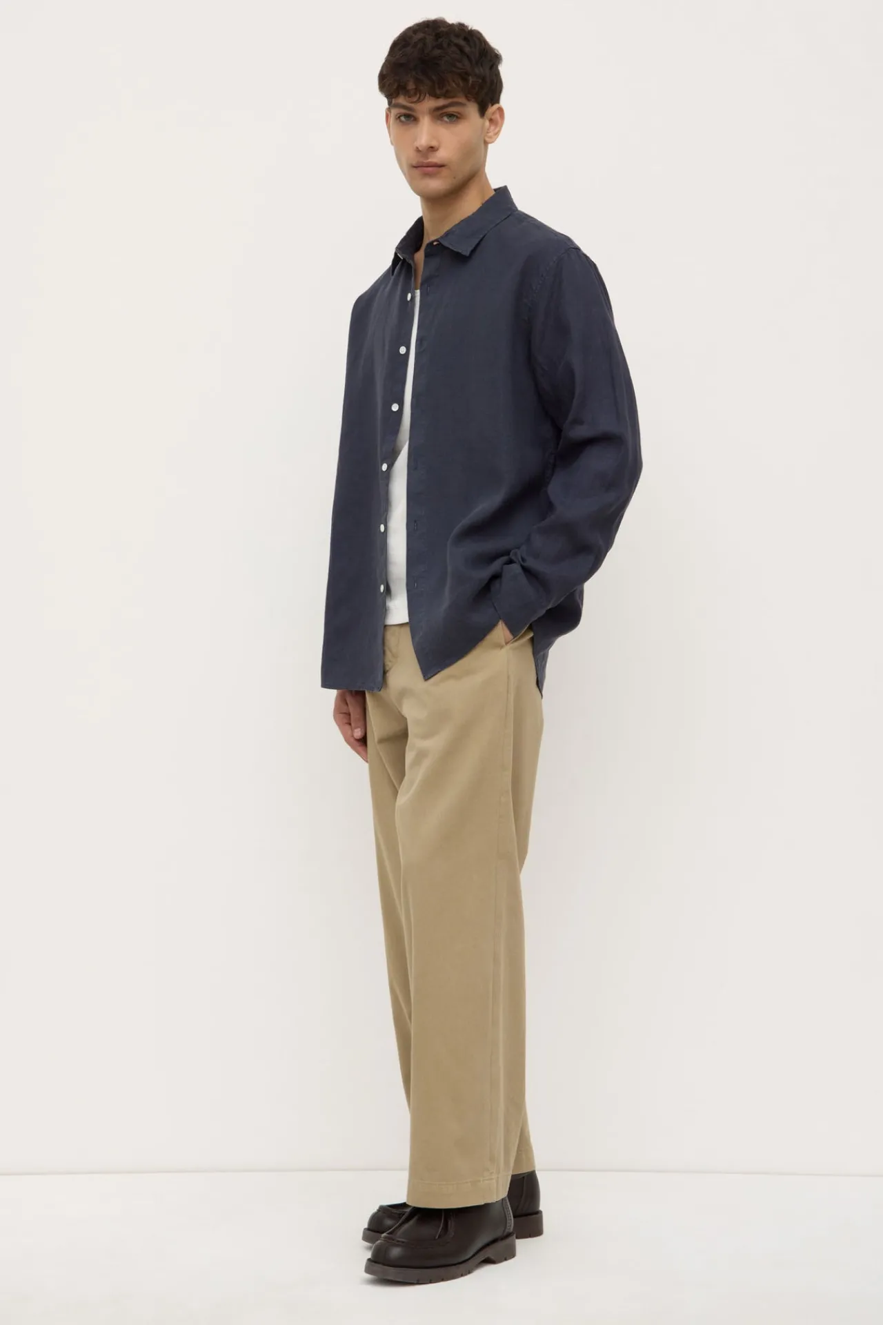 Mens Everyday Linen Shirt^Assembly Label Clearance
