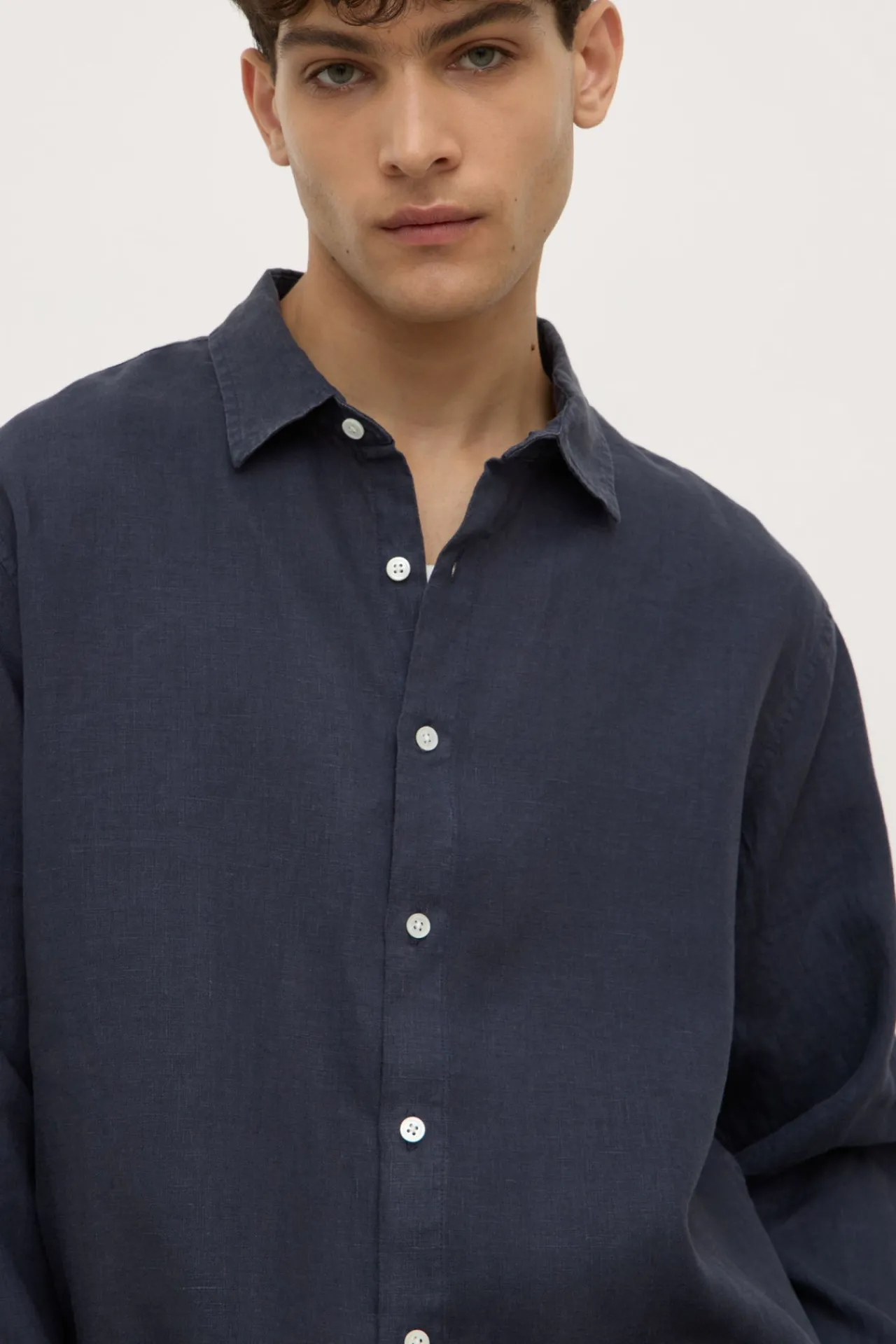 Mens Everyday Linen Shirt^Assembly Label Clearance