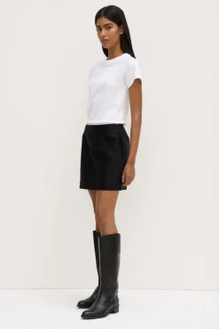 Moss Wool Silk Mini Skirt^Assembly Label Fashion
