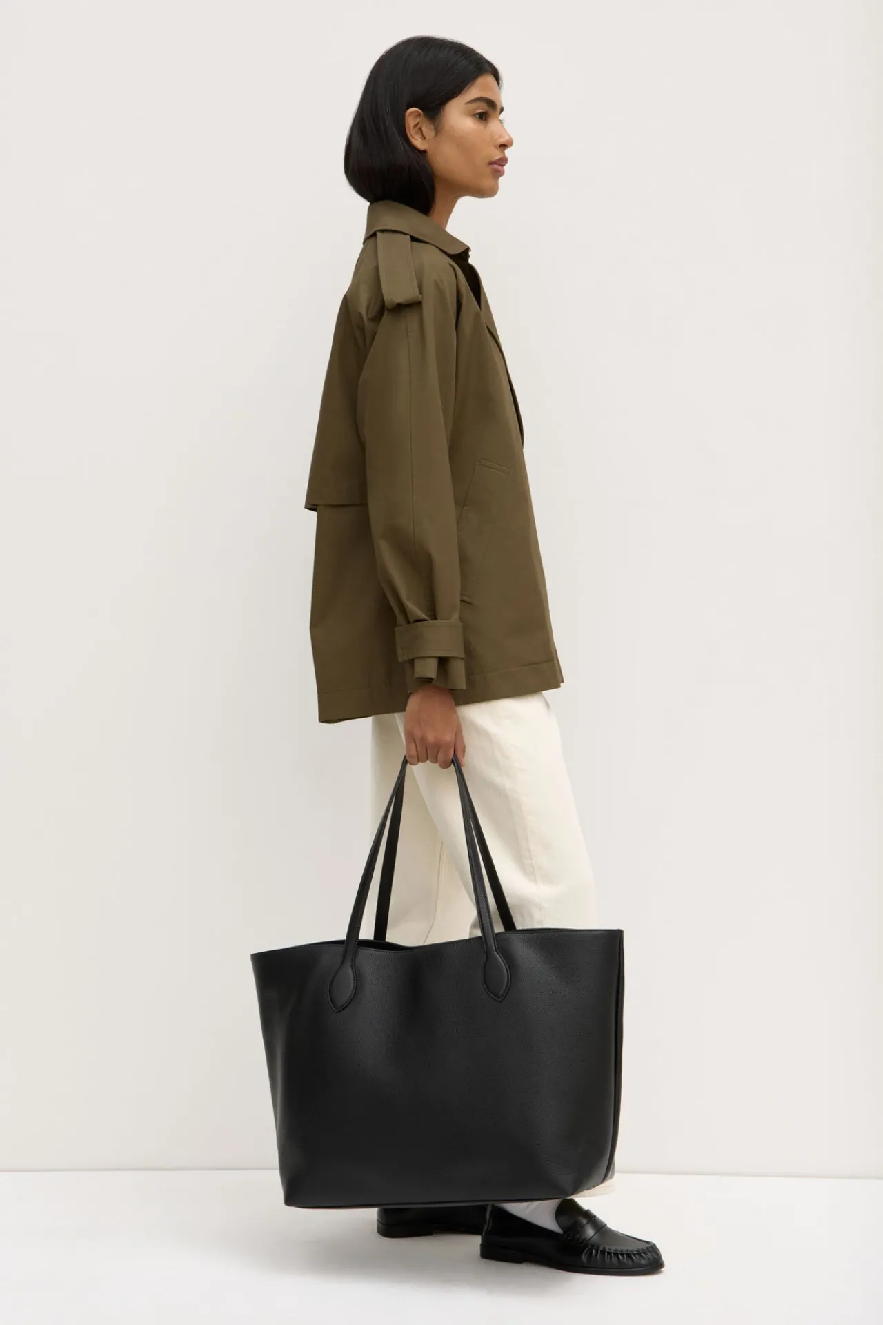 Olivia Leather Tote Bag^Assembly Label Outlet