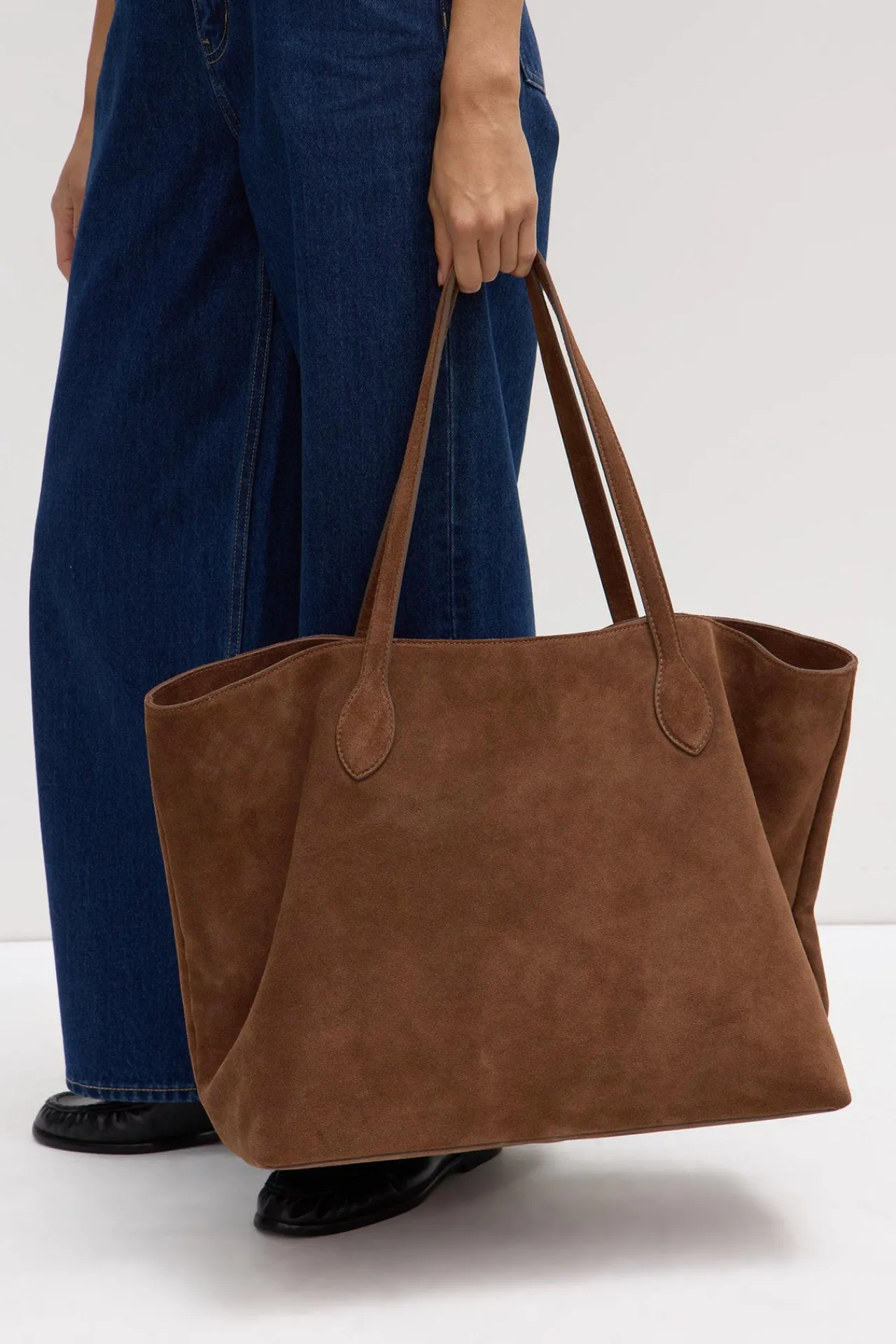 Olivia Suede Tote Bag^Assembly Label Best