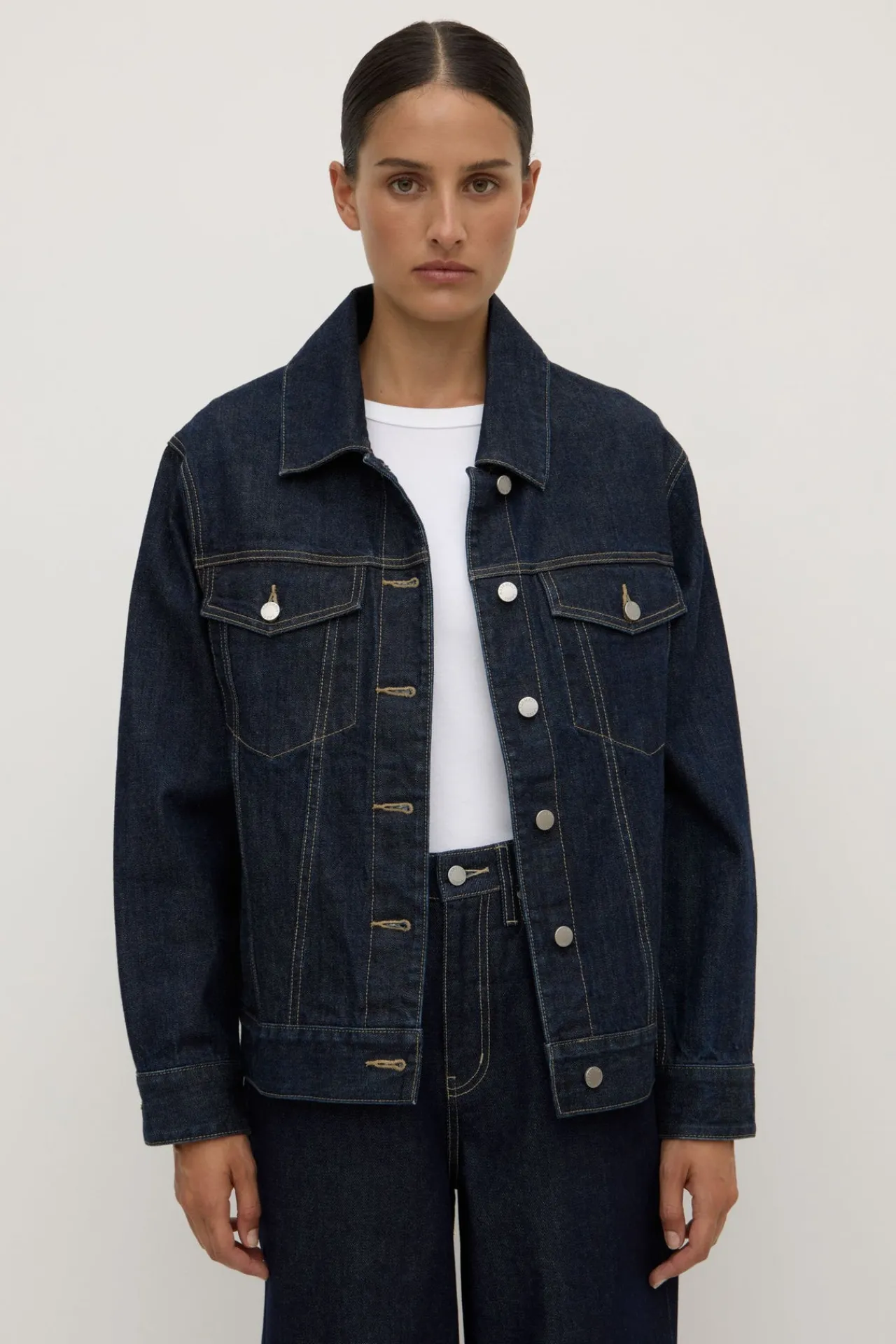 Oversized Denim Jacket^Assembly Label Outlet