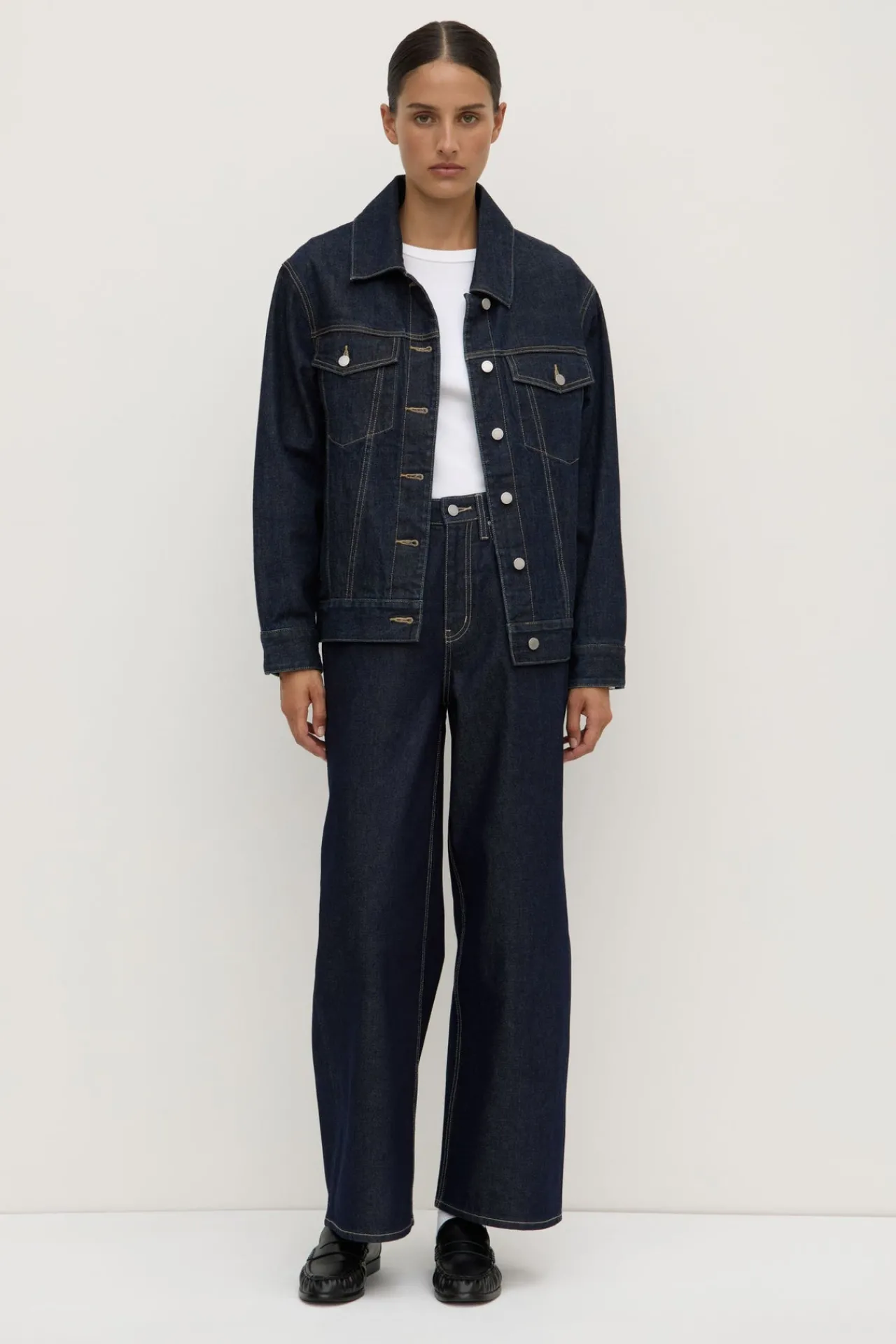 Oversized Denim Jacket^Assembly Label Outlet