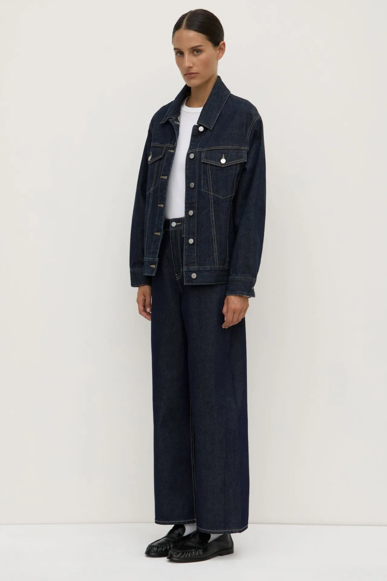 Oversized Denim Jacket^Assembly Label Outlet