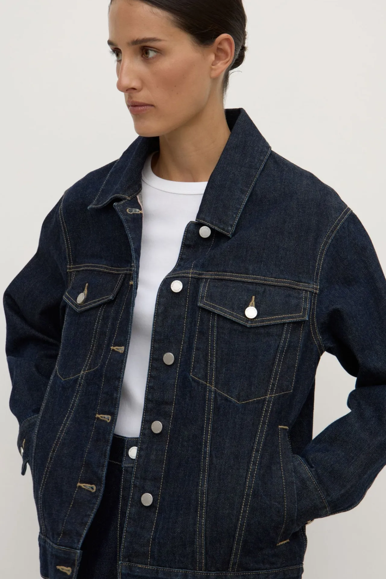 Oversized Denim Jacket^Assembly Label Outlet