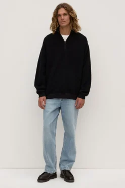 Palmer Wool Blend Funnel Neck Zip Sweat^Assembly Label Sale