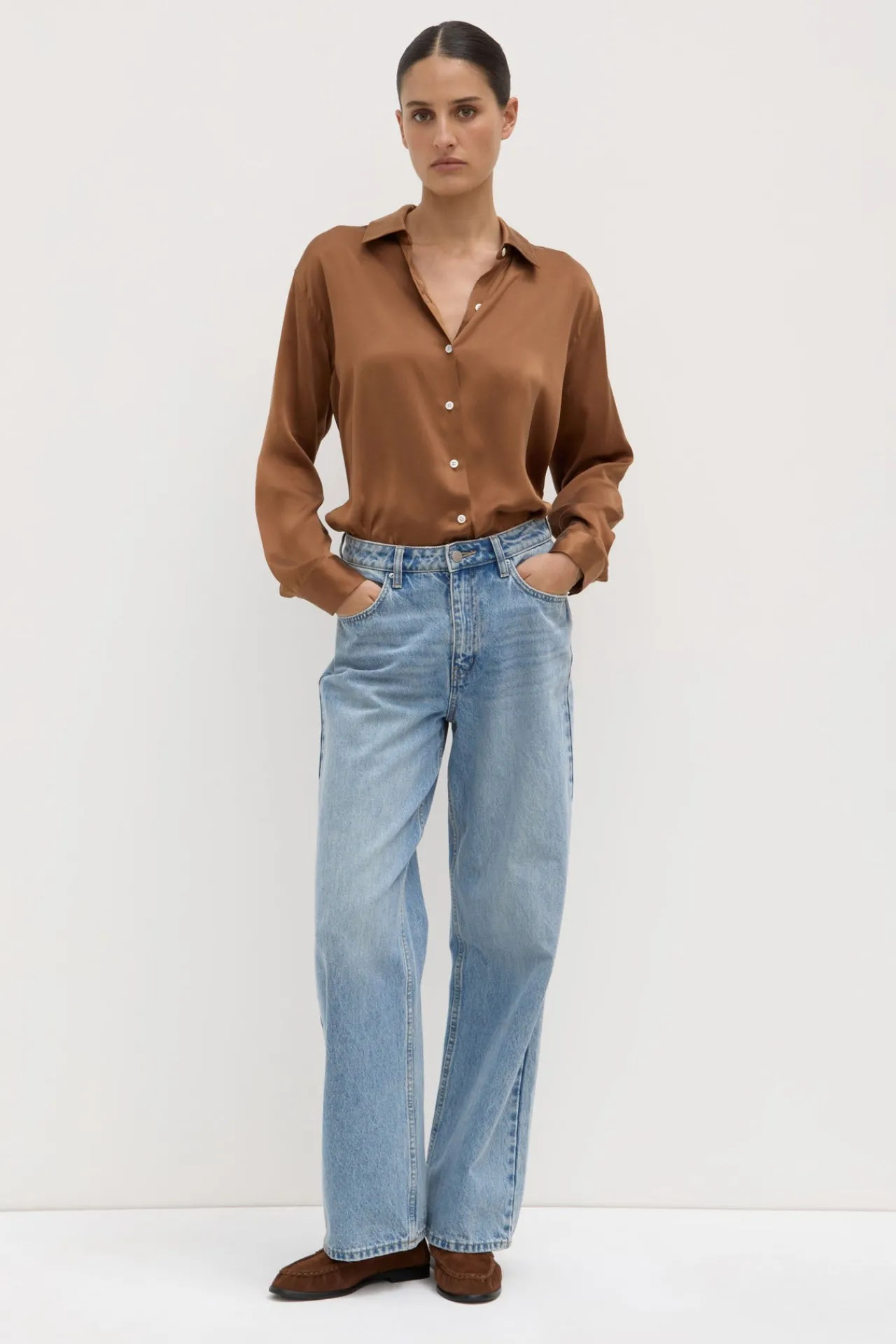 Pippa Silk Shirt^Assembly Label New