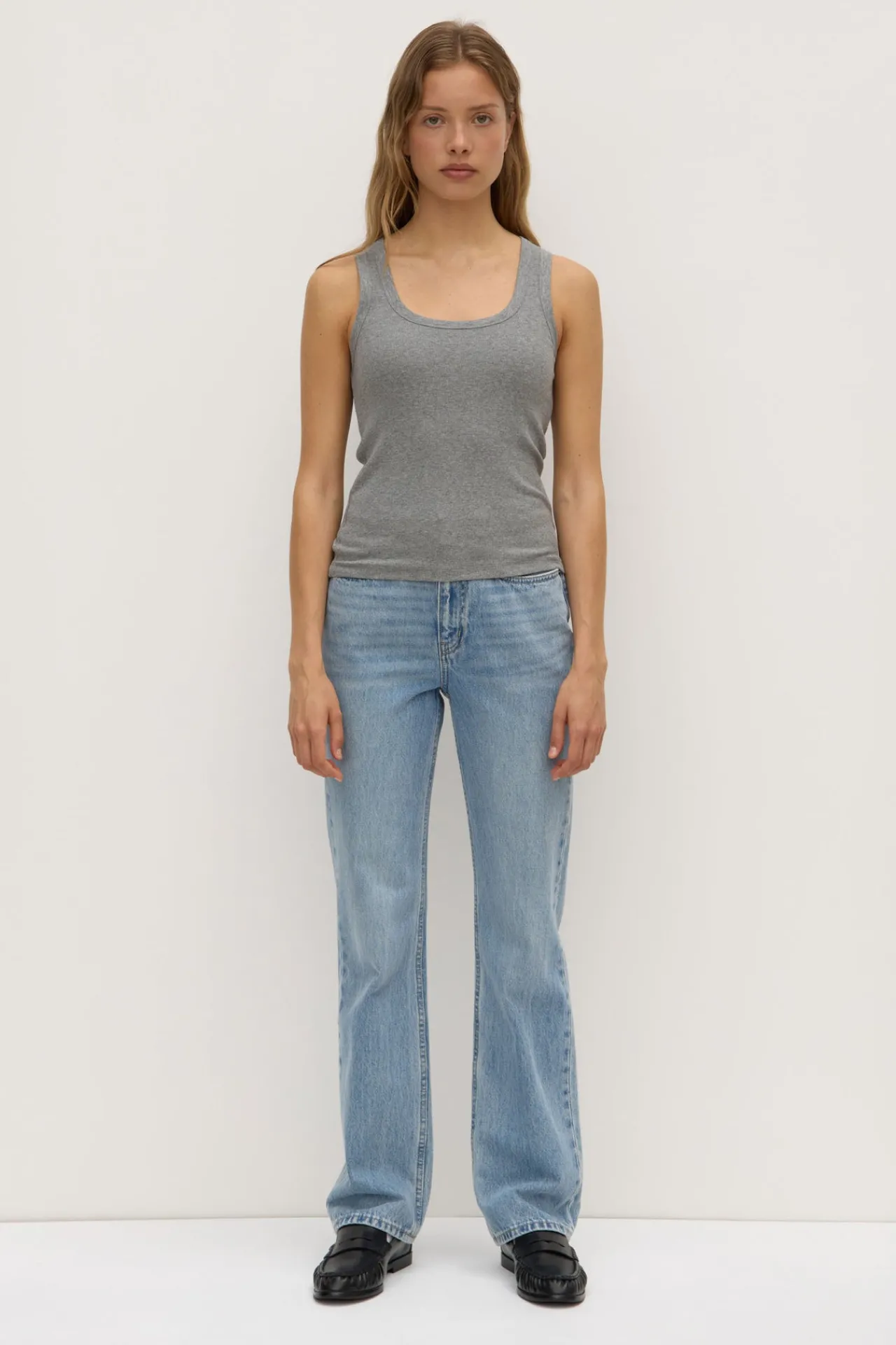 Robyn Scoop Neck Rib Tank^Assembly Label Fashion
