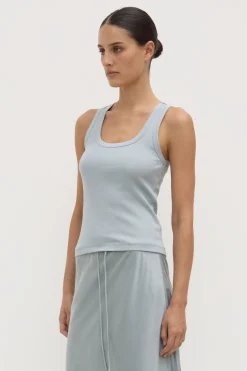 Robyn Scoop Neck Rib Tank^Assembly Label Discount
