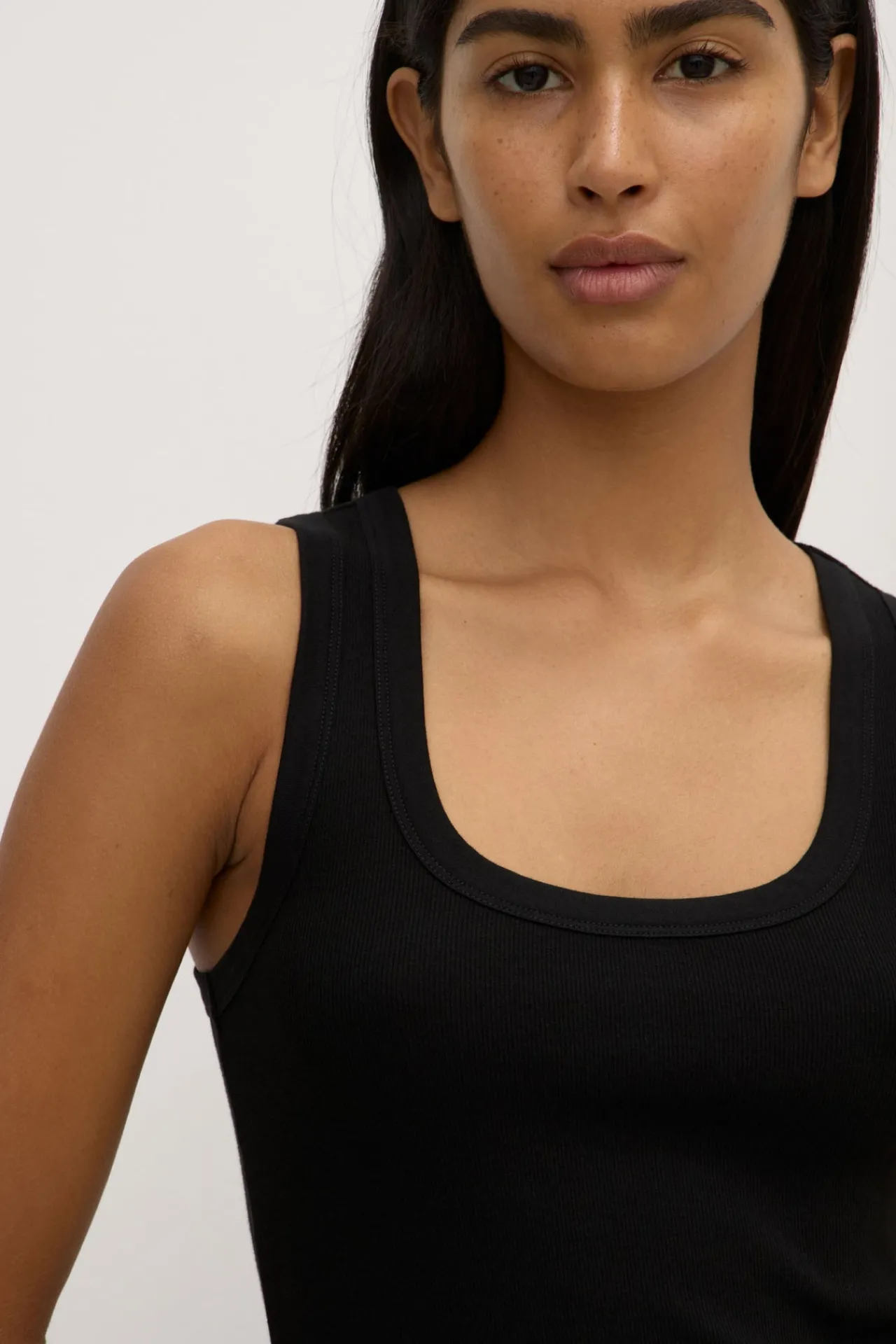 Robyn Scoop Neck Rib Tank^Assembly Label Clearance
