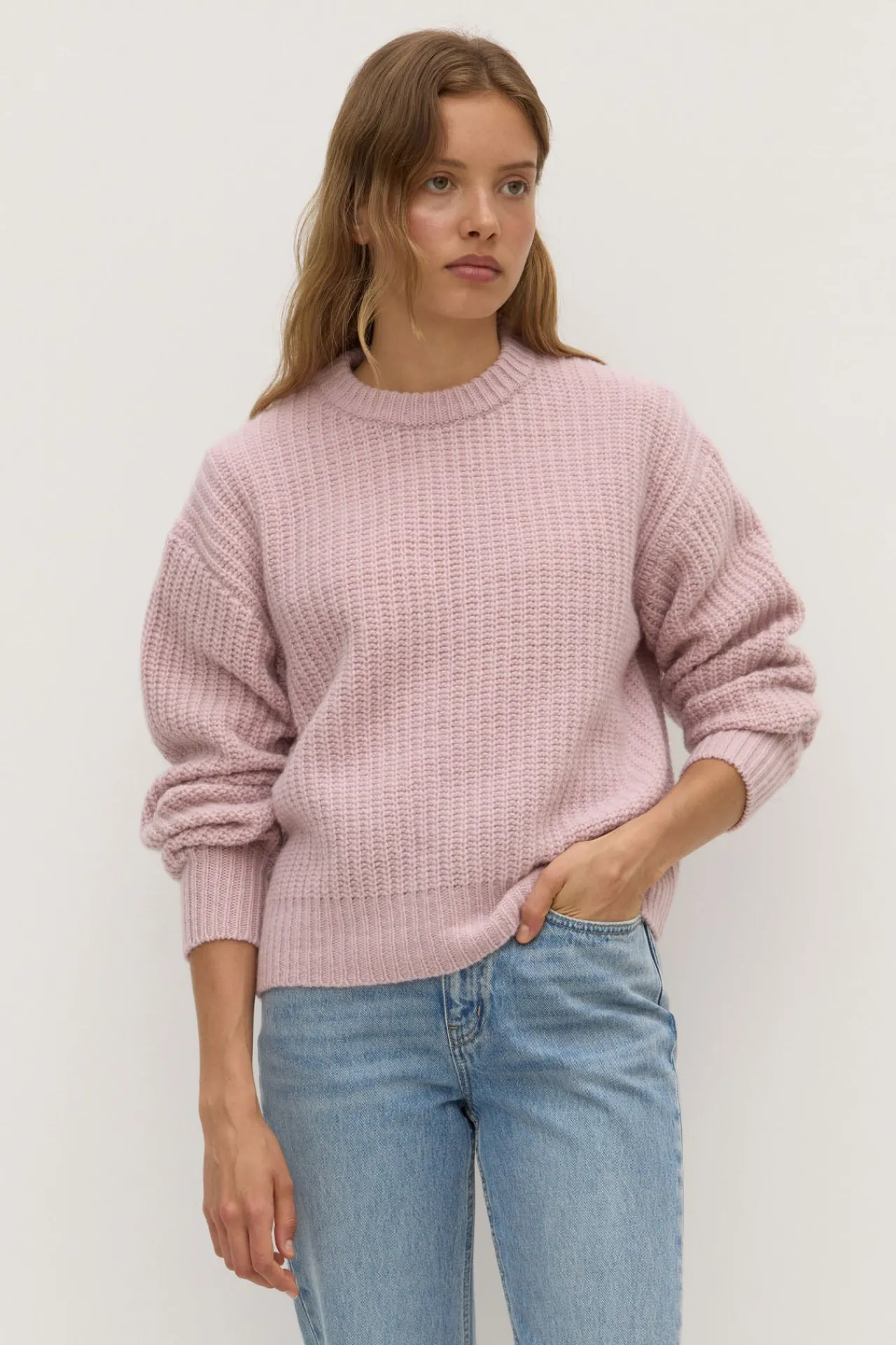 Sandy Chunky Wool Knit^Assembly Label Clearance
