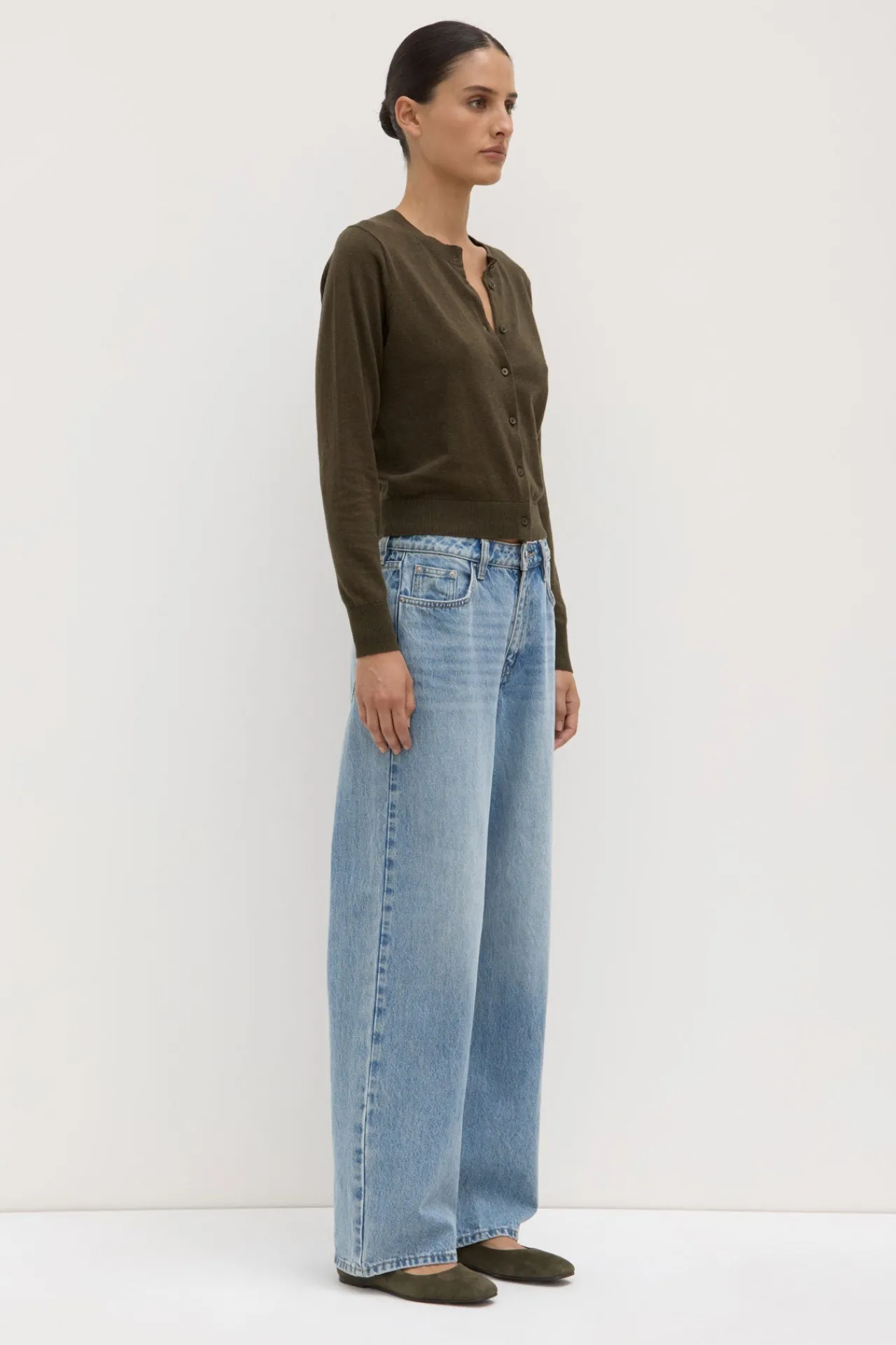 Semra Cotton Cashmere Cardigan^Assembly Label Fashion