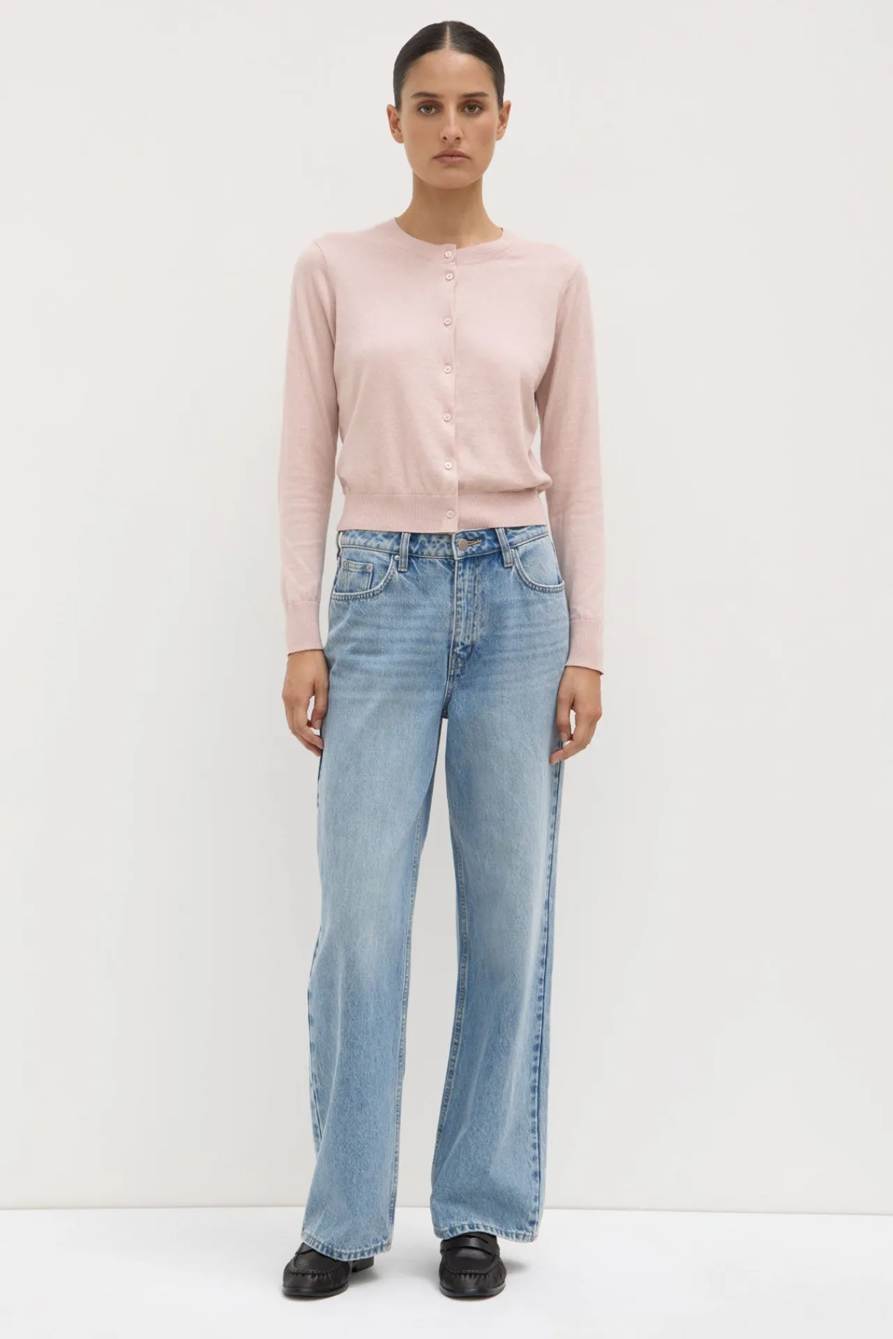 Semra Cotton Cashmere Cardigan^Assembly Label Outlet