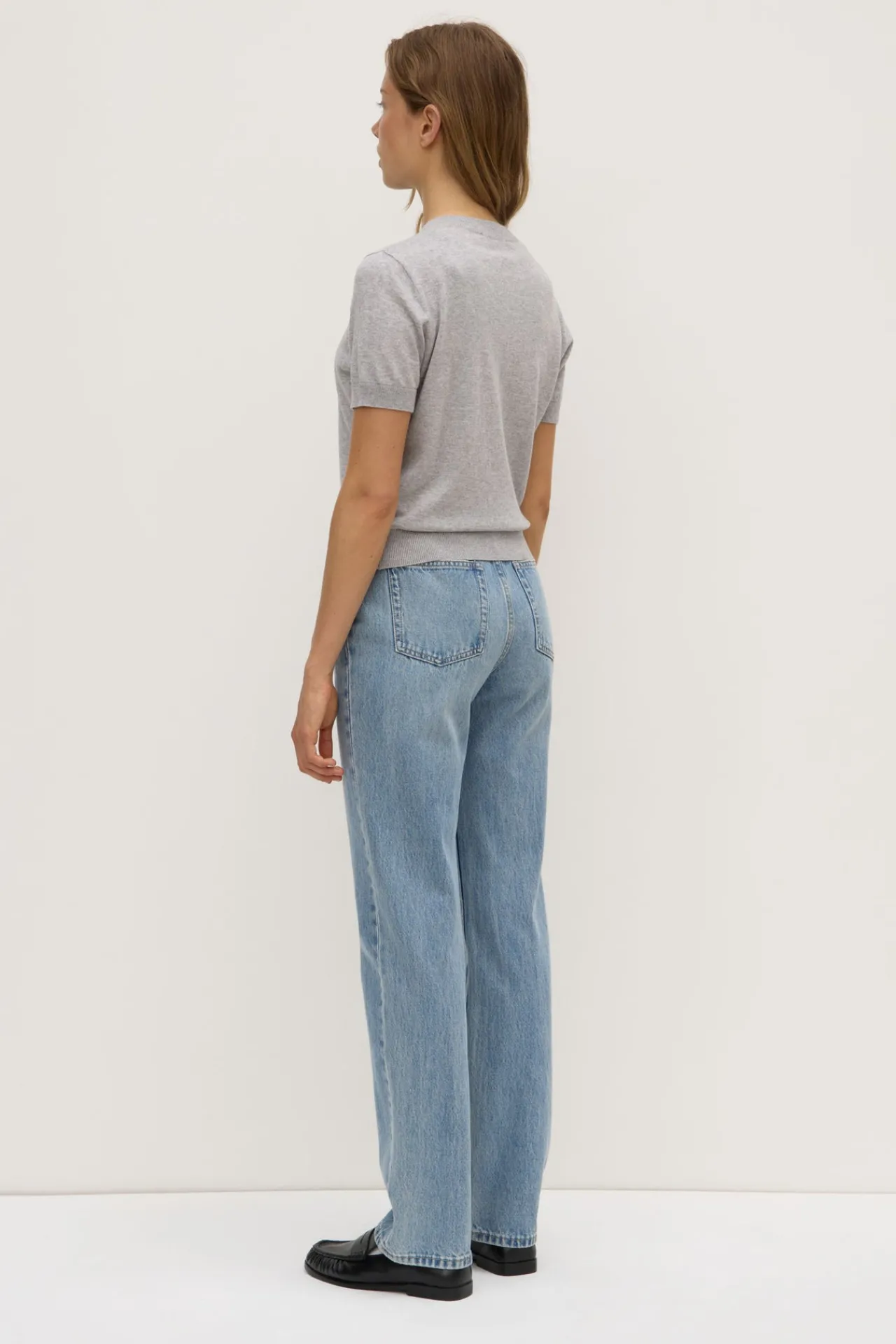 Semra Cotton Cashmere Short Sleeve Cardigan^Assembly Label Fashion