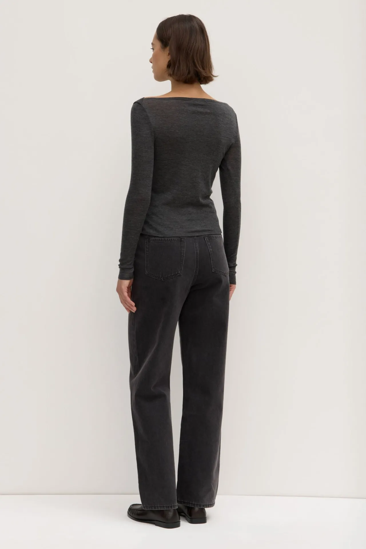 Shannon Wool Bateau Long Sleeve Top^Assembly Label Clearance