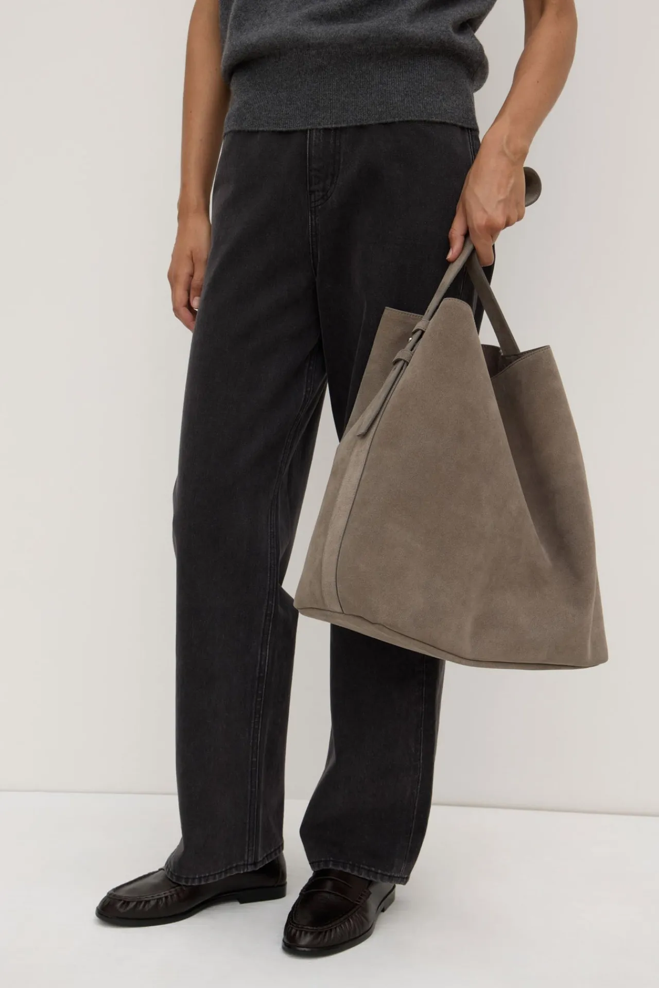 Sonny Suede Shoulder Bag^Assembly Label Outlet