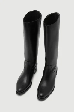 Stevie Leather Riding Boot^Assembly Label Clearance