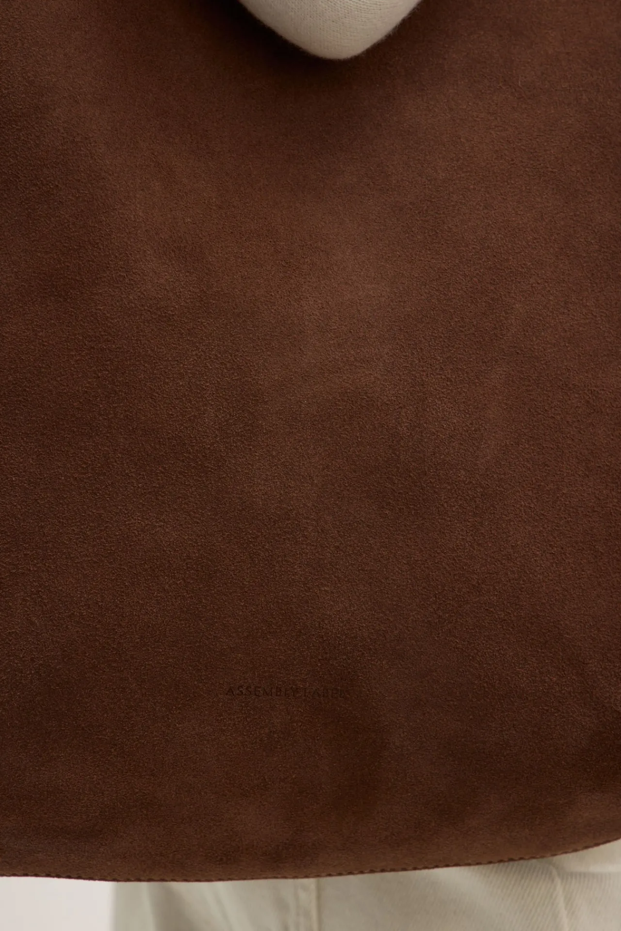 Suede Hobo Bag^Assembly Label Discount