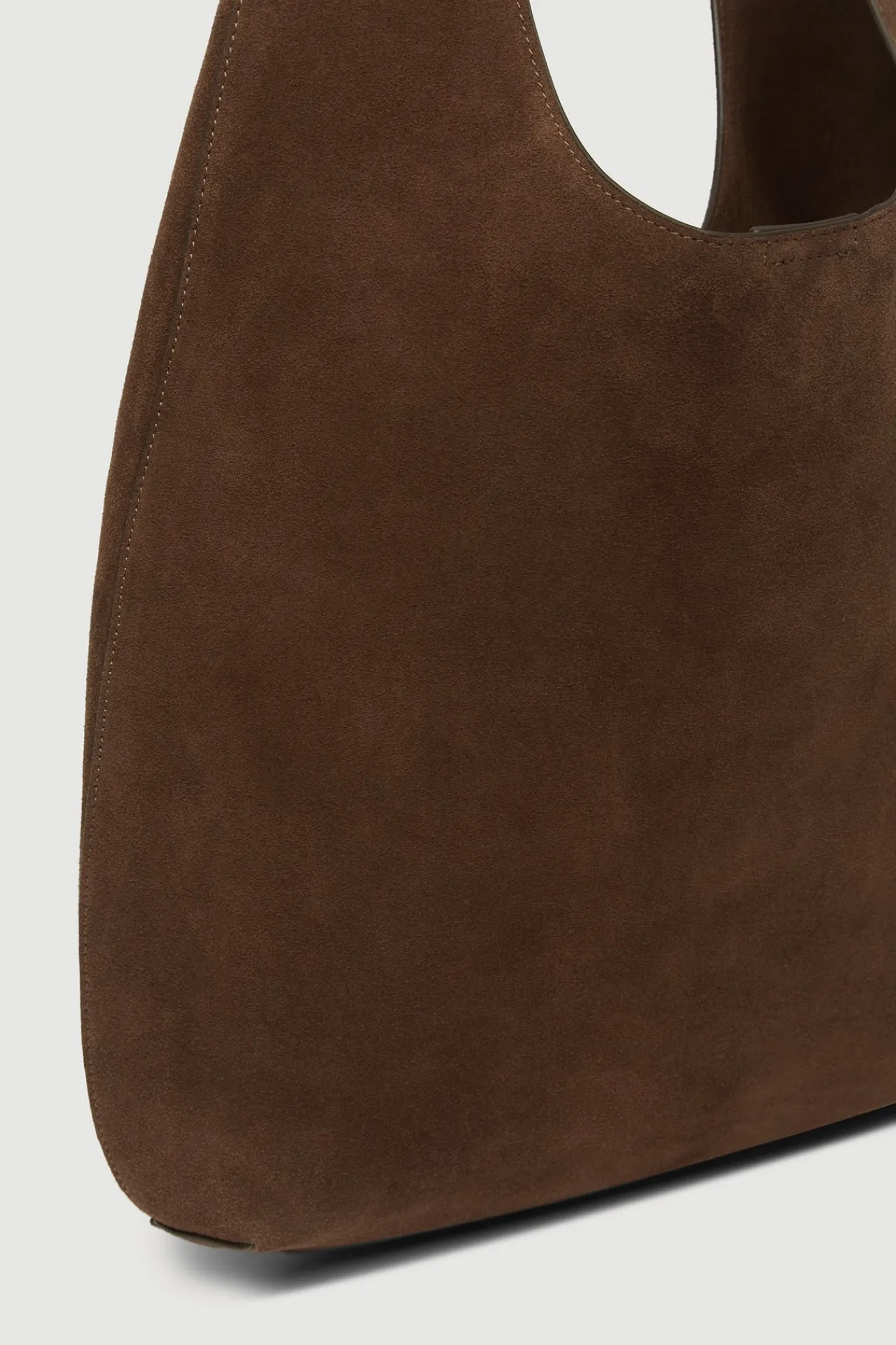 Suede Hobo Bag^Assembly Label Discount