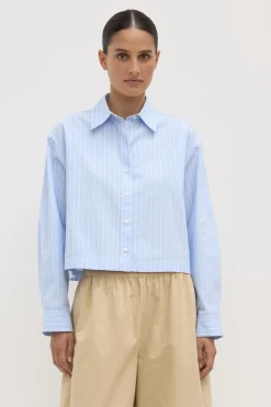 Tessa Poplin Cropped Shirt^Assembly Label Discount