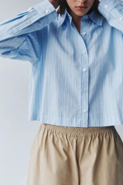 Tessa Poplin Cropped Shirt^Assembly Label Discount