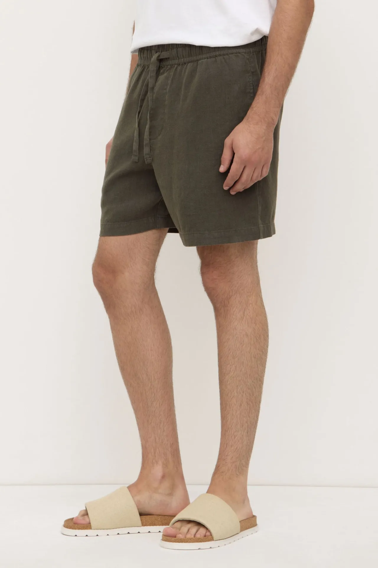 Tide Linen Shorts^Assembly Label New