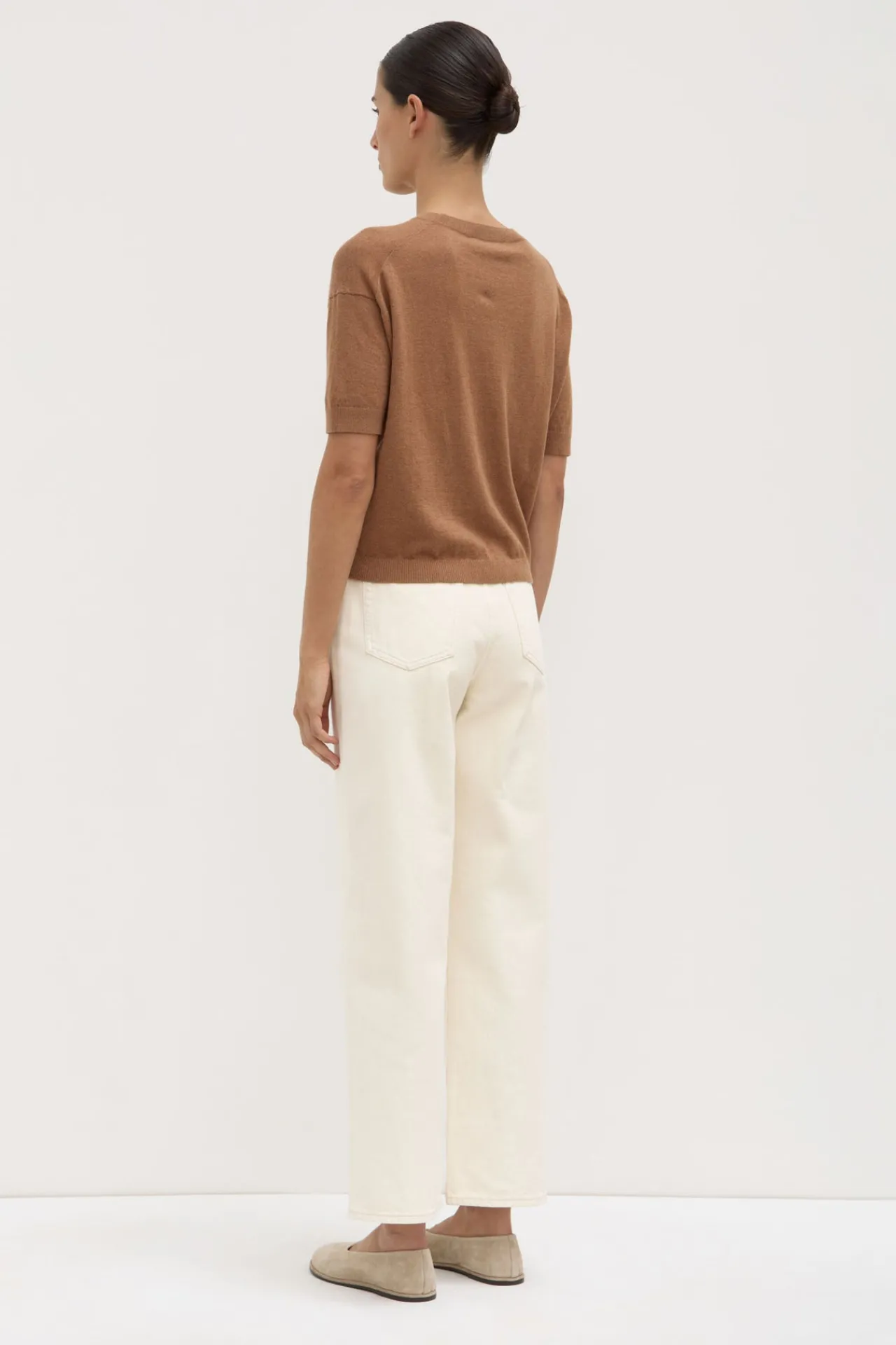Vanya Cotton Cashmere Knit Tee^Assembly Label Discount