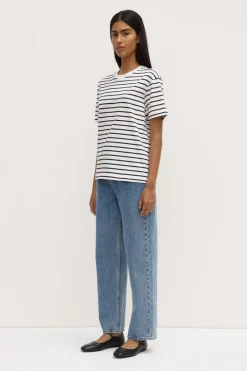Womens Port Stripe Tee^Assembly Label International New