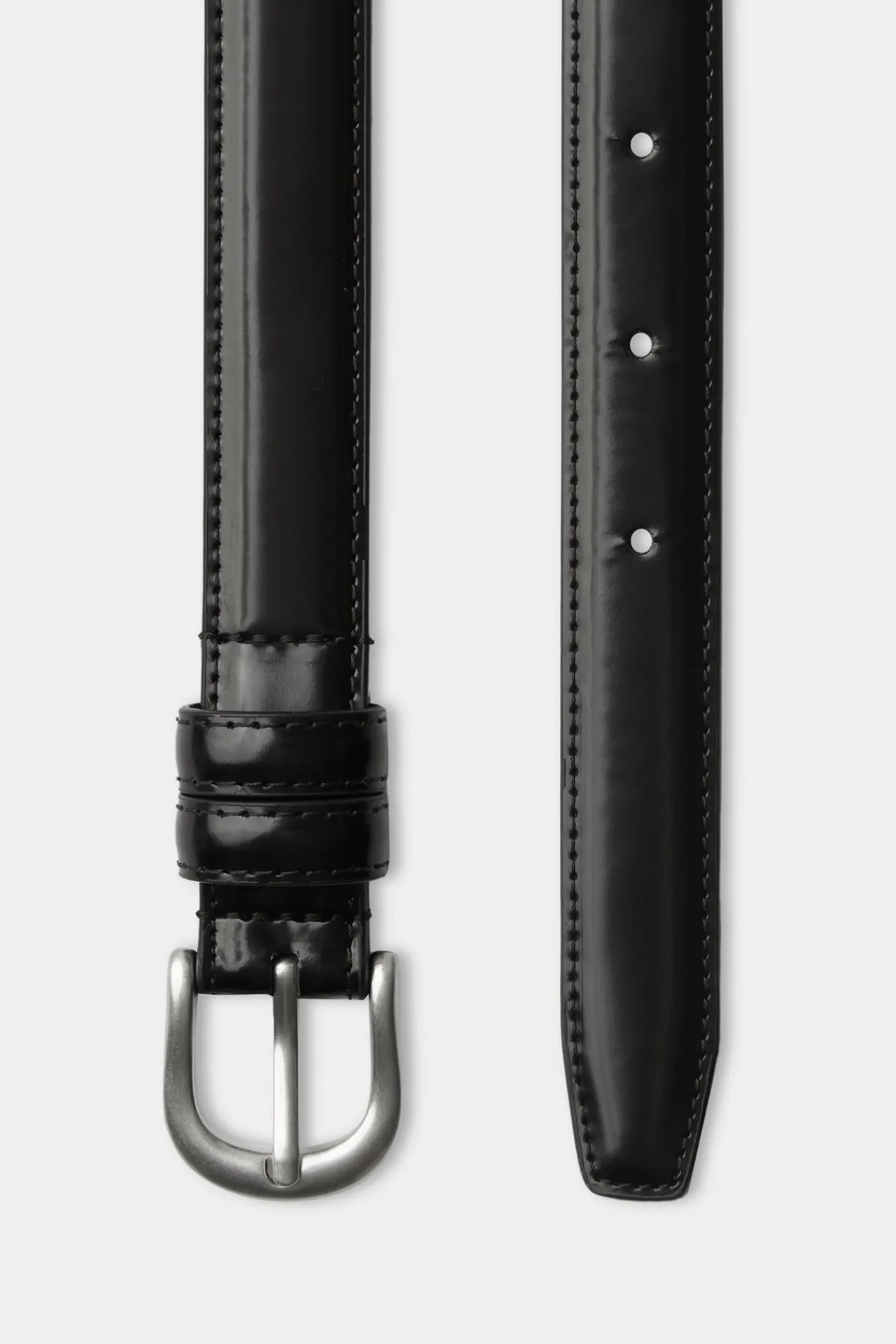 Womens Smooth Leather Belt^Assembly Label Fashion