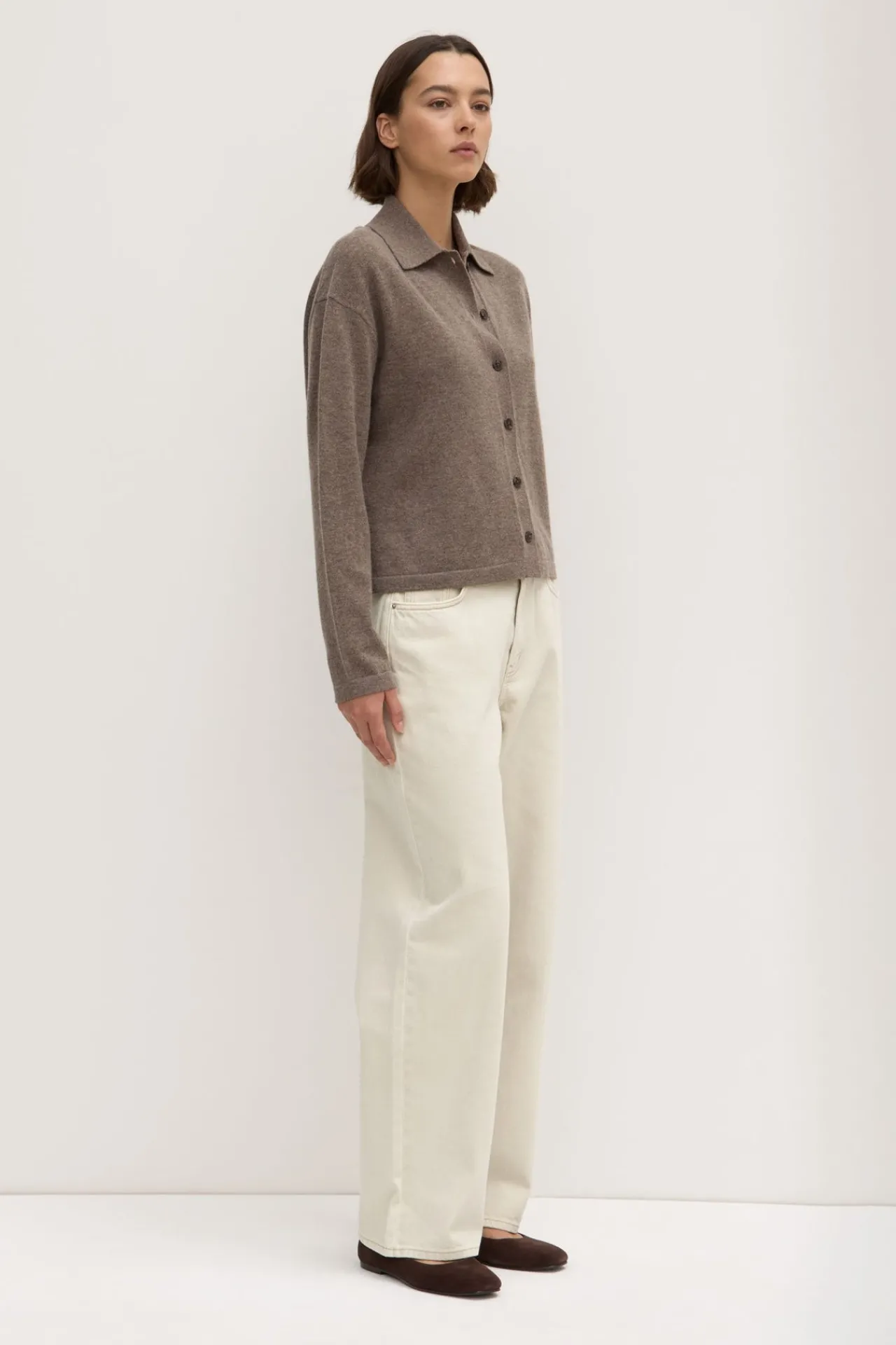 Wool Cashmere Knit Cardigan^Assembly Label New