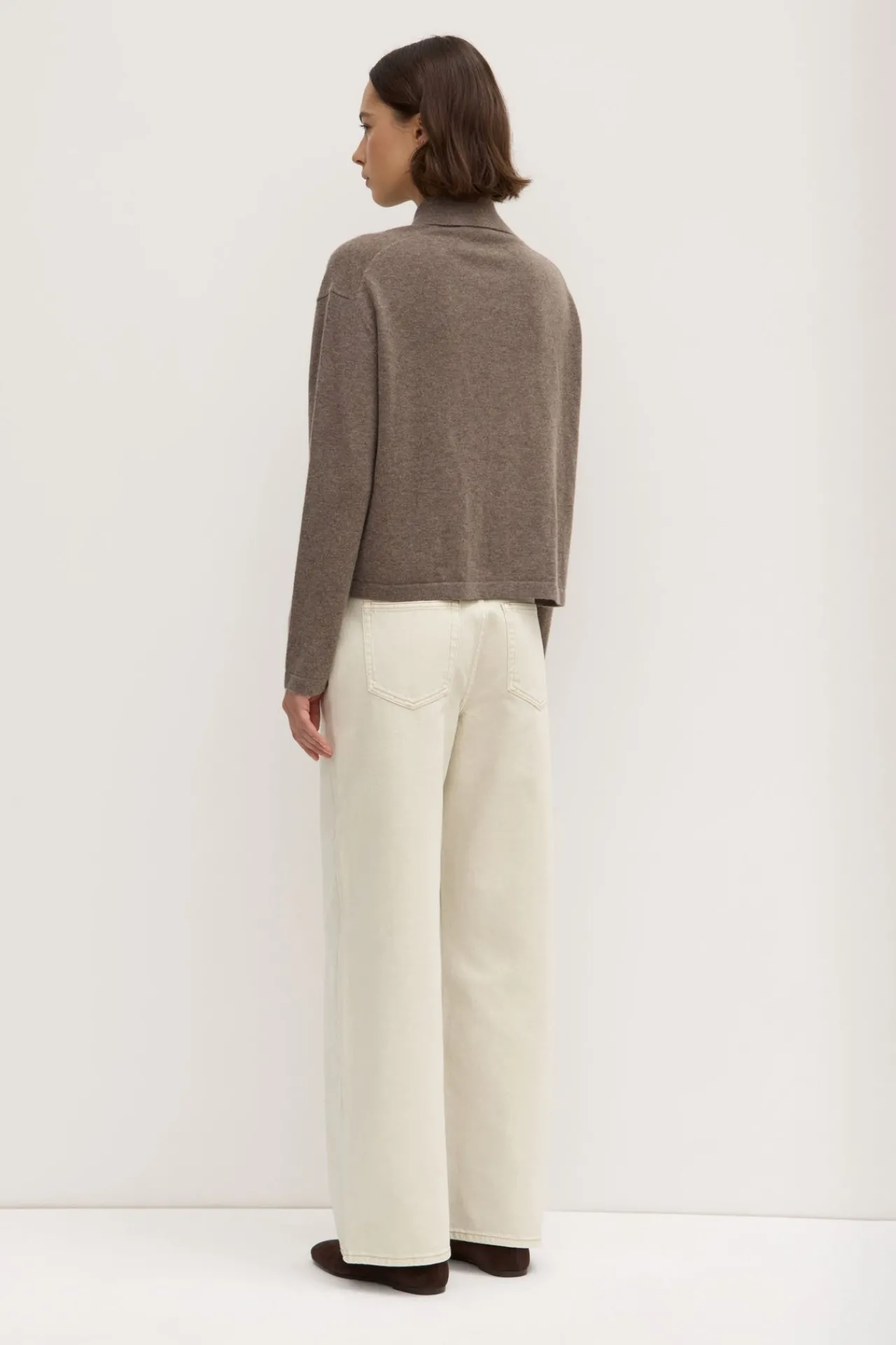 Wool Cashmere Knit Cardigan^Assembly Label New