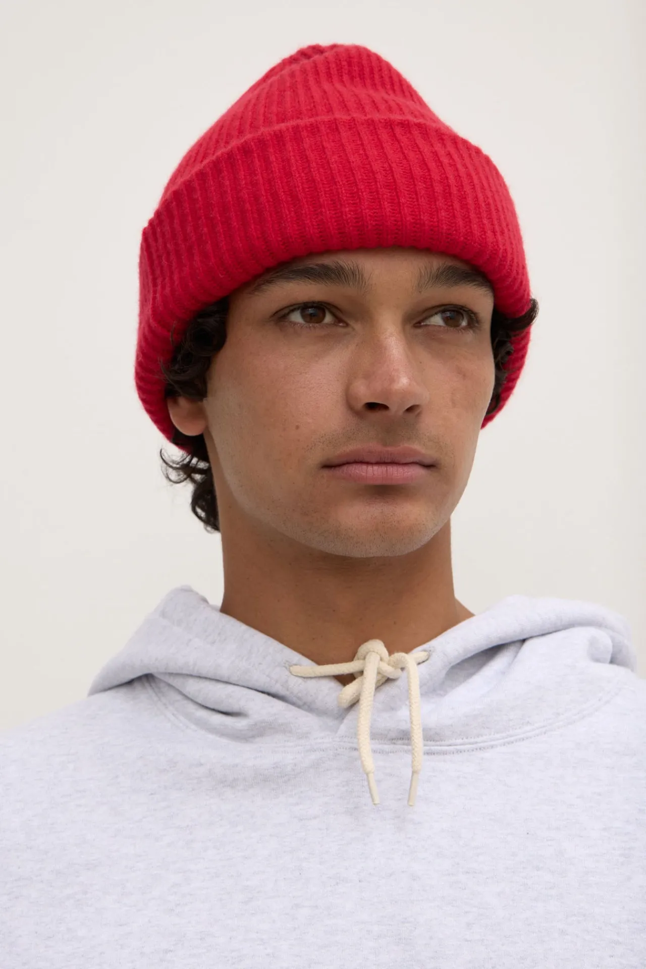 Wool Cashmere Rib Beanie^Assembly Label Best
