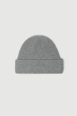 Wool Cashmere Rib Beanie^Assembly Label New