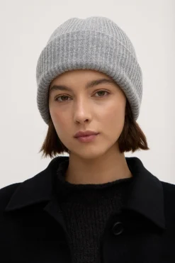 Wool Cashmere Rib Beanie^Assembly Label New