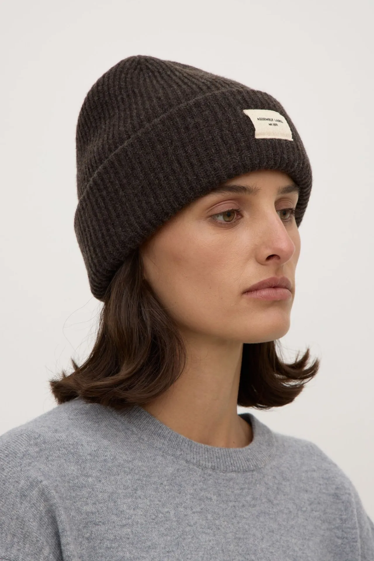 Wool Rib Beanie^Assembly Label Discount